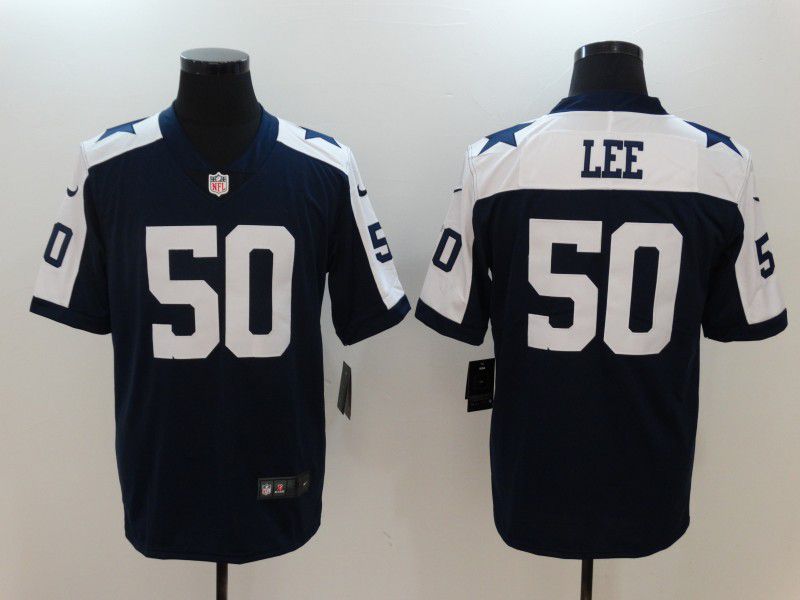 Men Dallas Cowboys #50 Sean Lee Blue Thanksgiving Nike Vapor Untouchable Limited NFL Jerseys